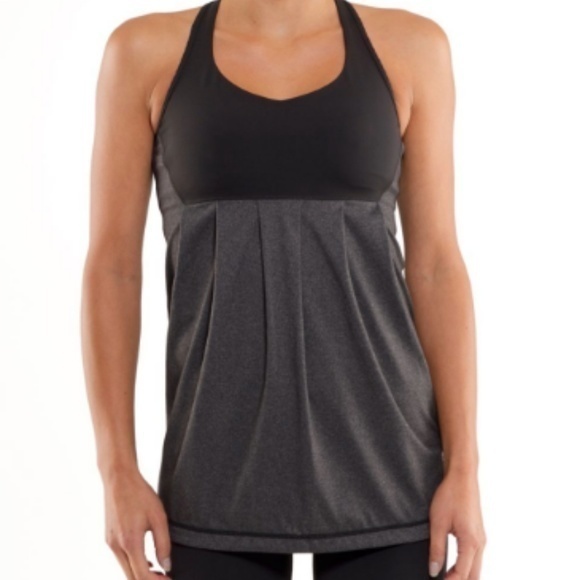 Lululemon Black Gray Power‎ Technique tank top 4 - Picture 4 of 5